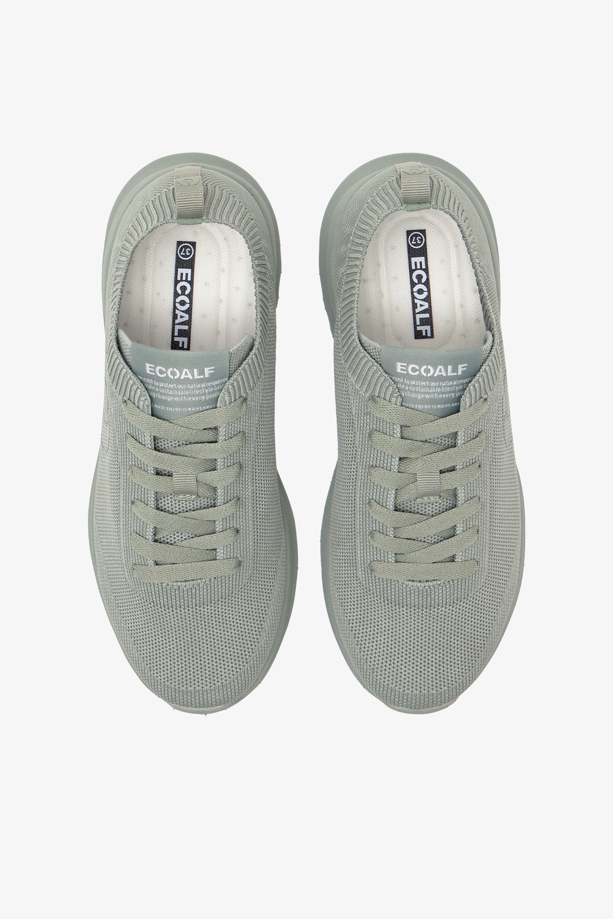 KNITTED CONDE KNIT TRAINERS DYED GREEN