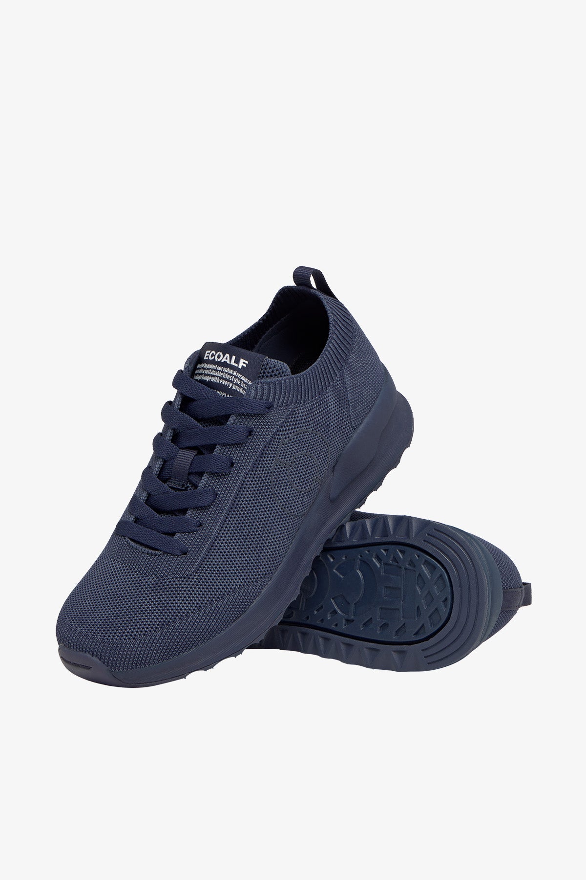 KNITTED CONDE KNIT TRAINERS DYED NAVY BLUE