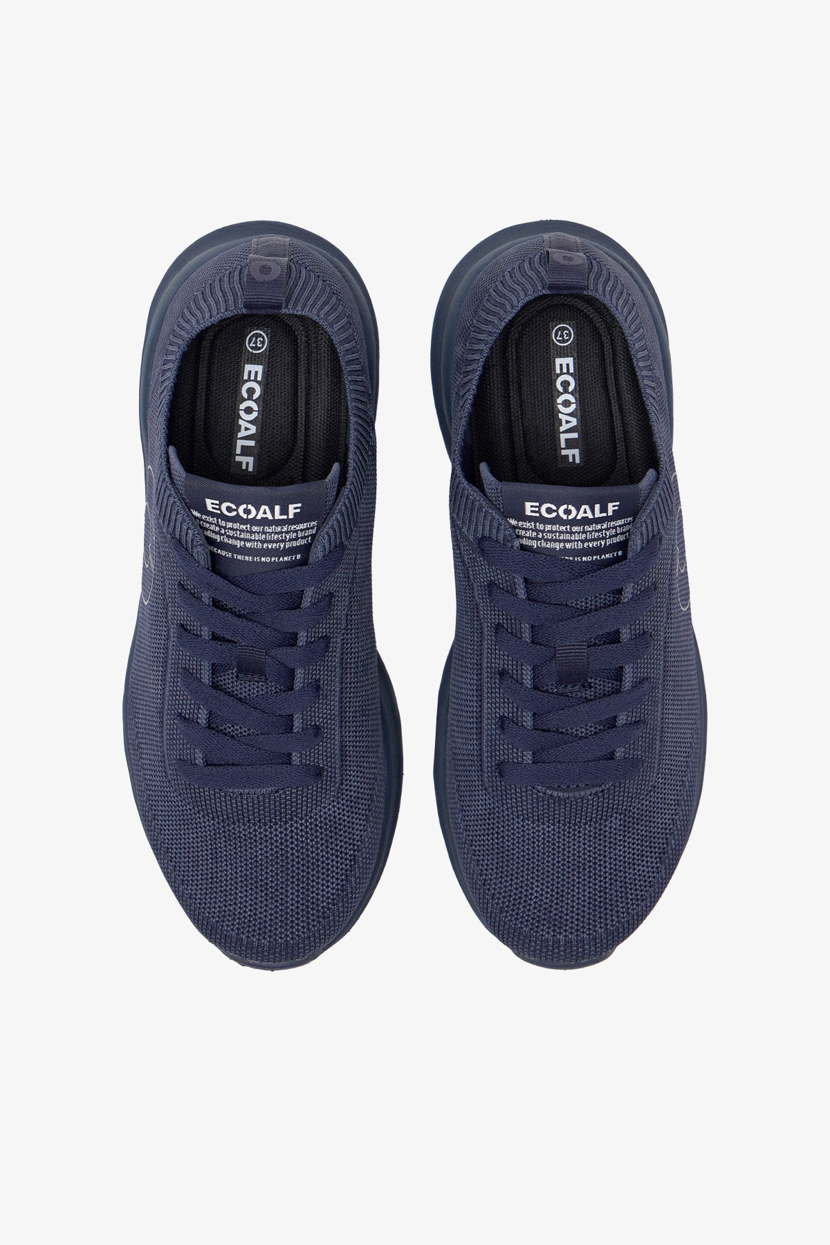 KNITTED CONDE KNIT TRAINERS DYED NAVY BLUE