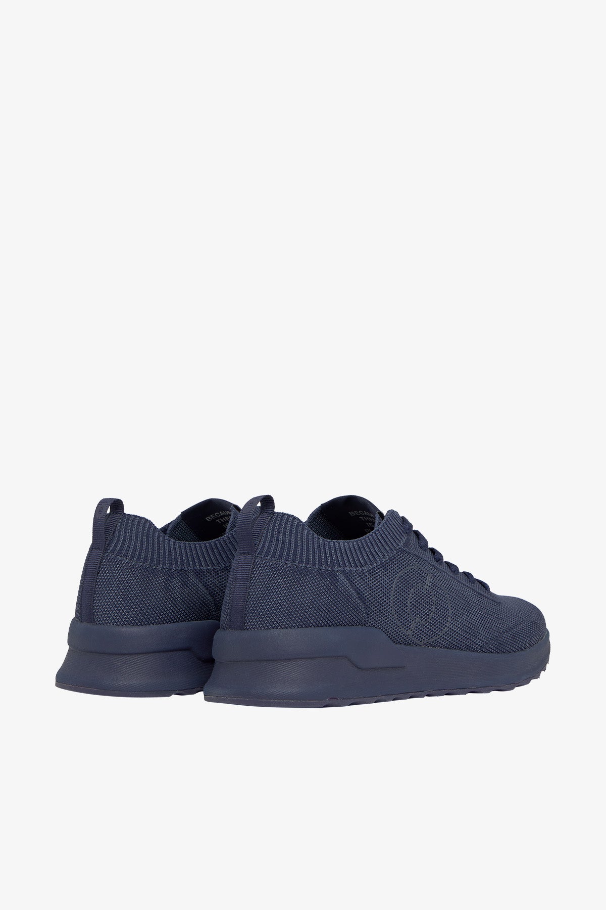 KNITTED CONDE KNIT TRAINERS DYED NAVY BLUE