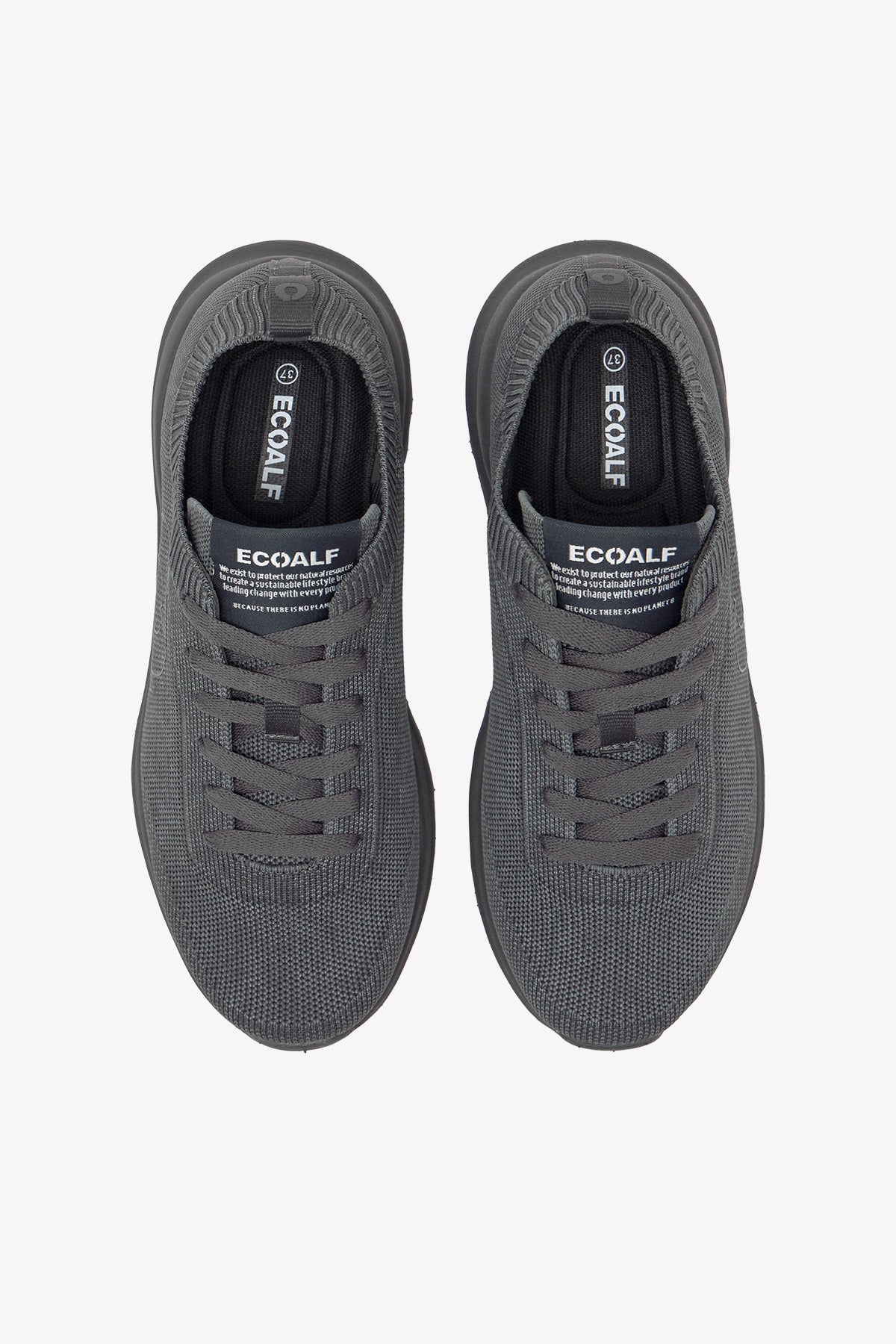 KNITTED CONDE KNIT TRAINERS DYED DARK GREY