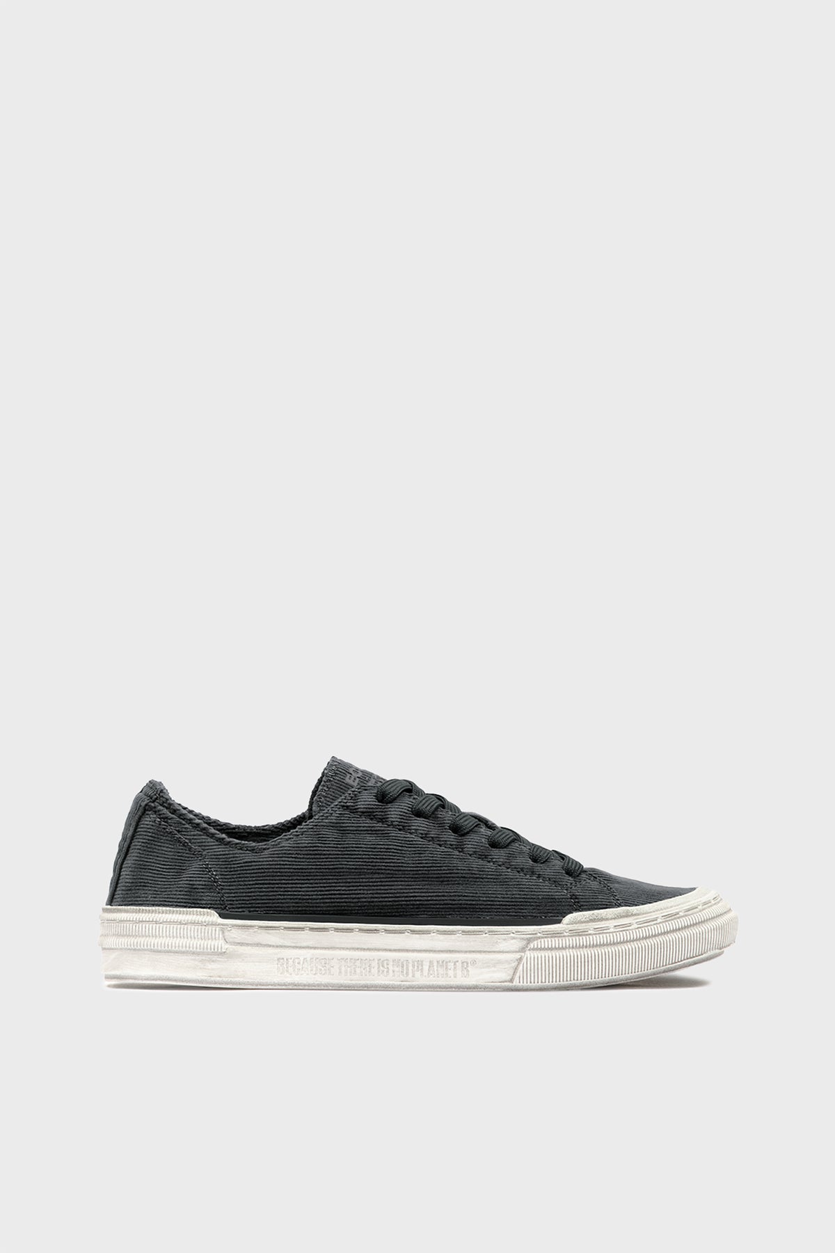 BASKETS STRENK CORDUROY GRIS FONCÉ
