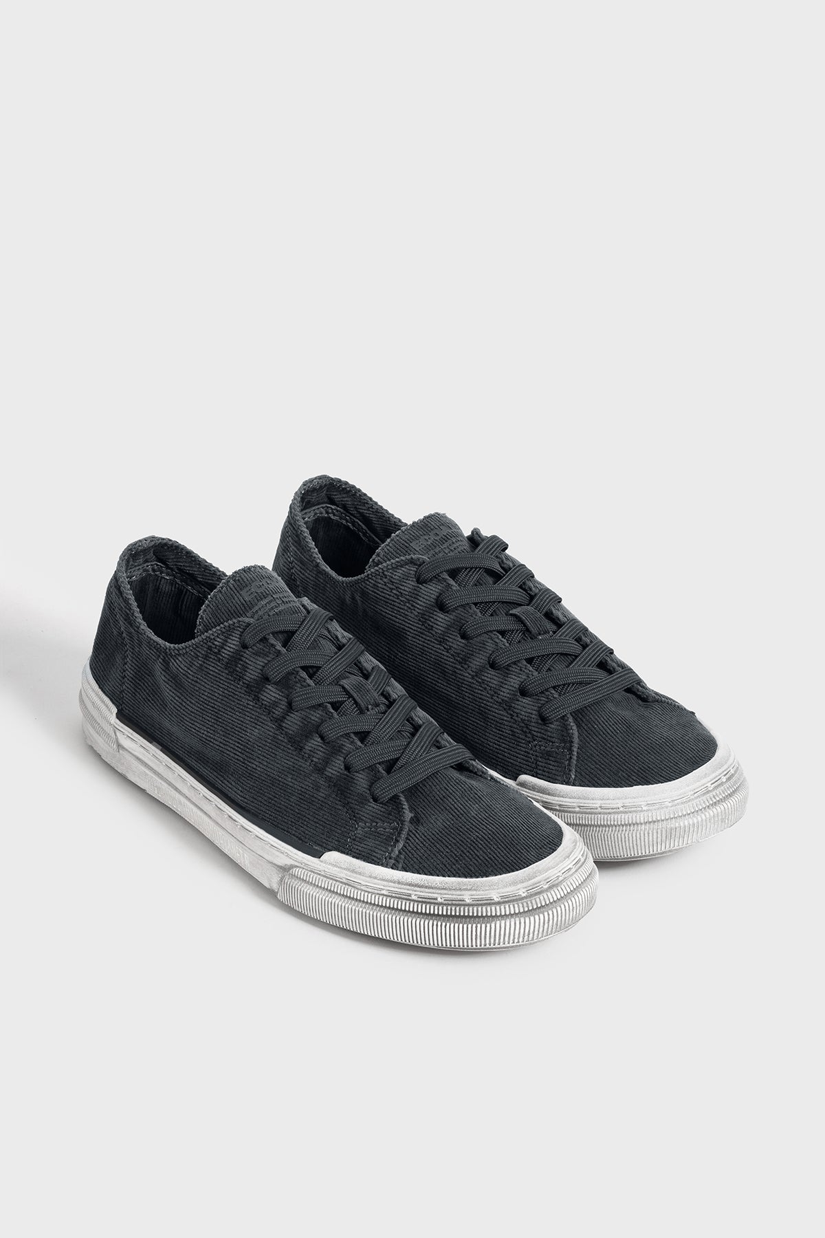BASKETS STRENK CORDUROY GRIS FONCÉ
