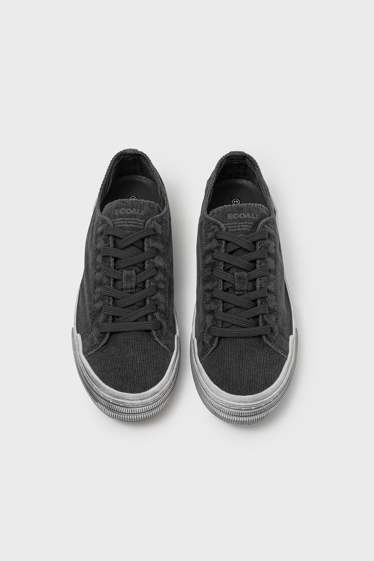 BASKETS STRENK CORDUROY GRIS FONCÉ