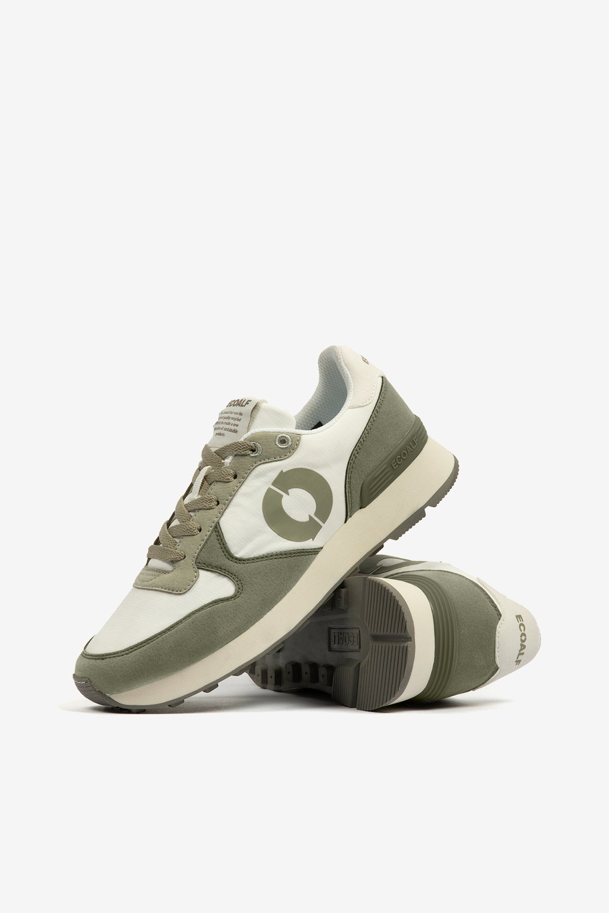 WHITE/GREEN UCLAALF TRAINERS