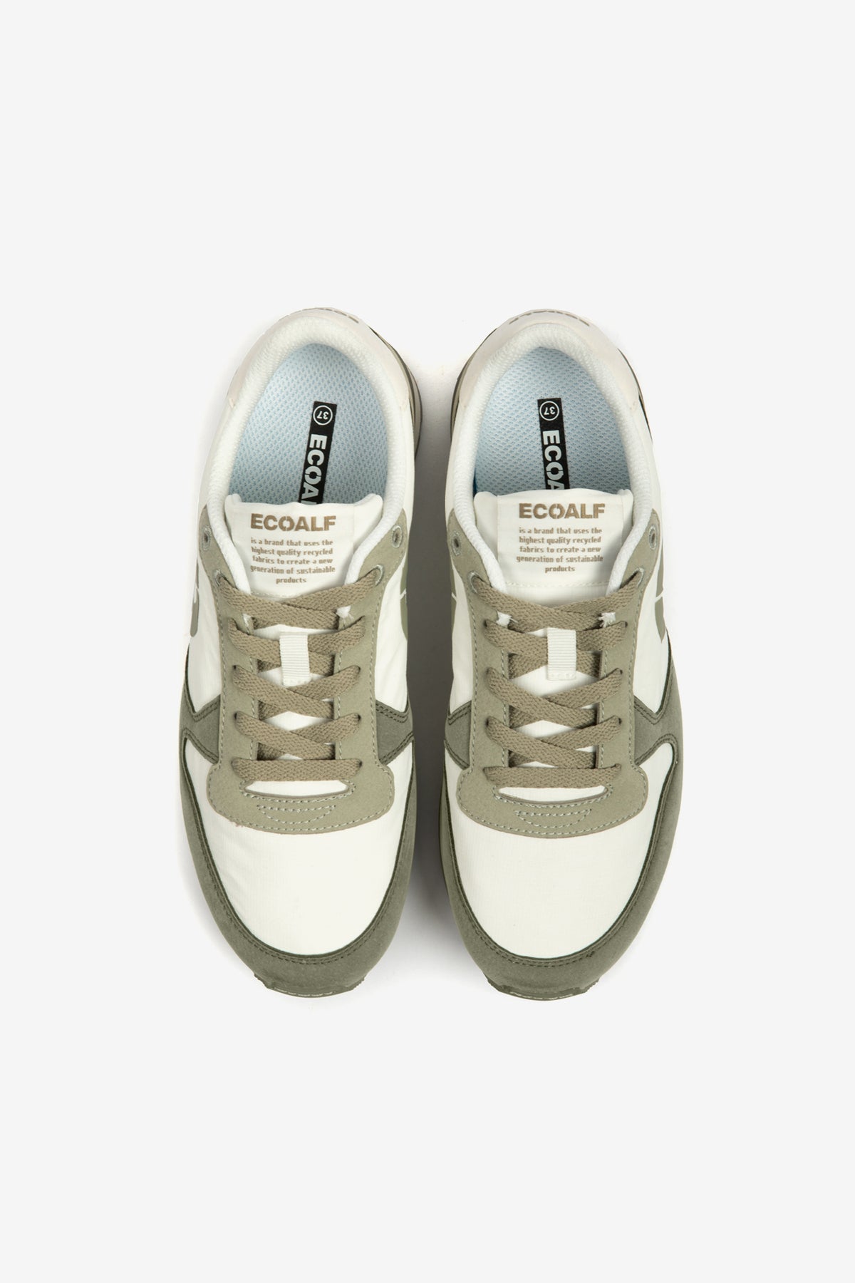 WHITE/GREEN UCLAALF TRAINERS