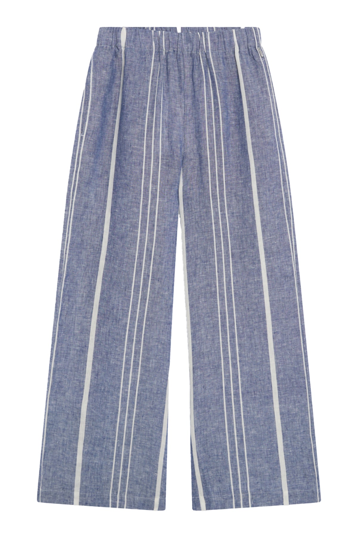 MOSSI STRIPED TROUSERS BLUE