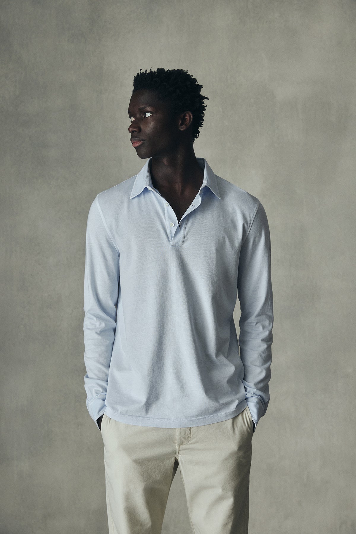 LIGHT BLUE MATIAS POLO SHIRT