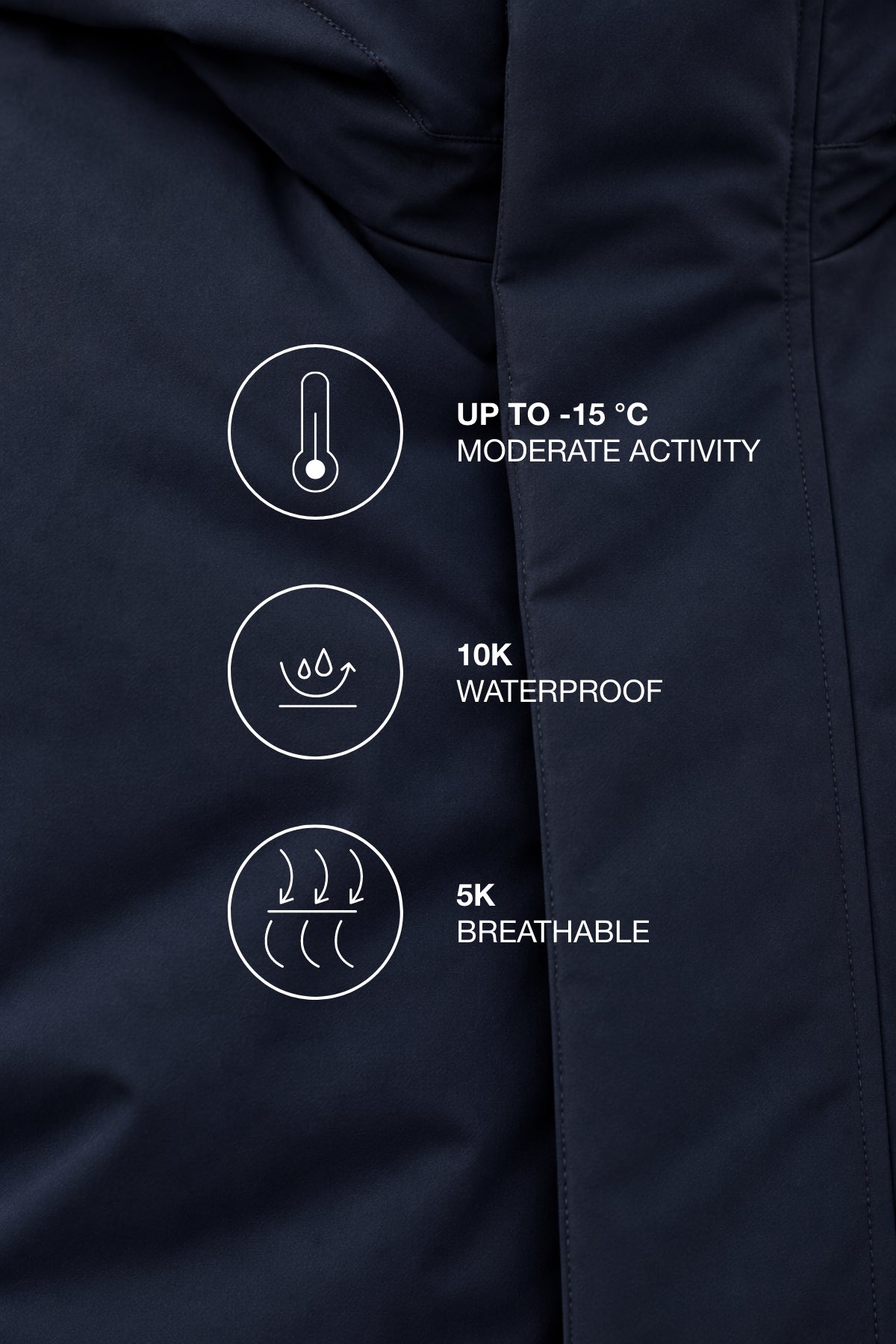 CAPPOTTO PARKO BLU NAVY