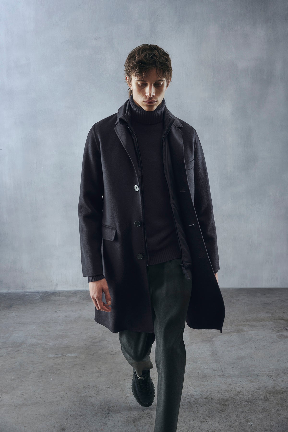 MANTEAU AVEC GILET REMO BLEU MARINE