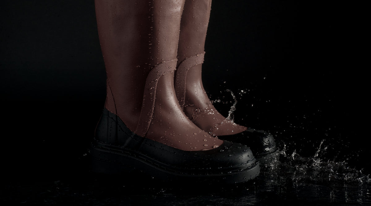 Neue Ana Maria Regenstiefel