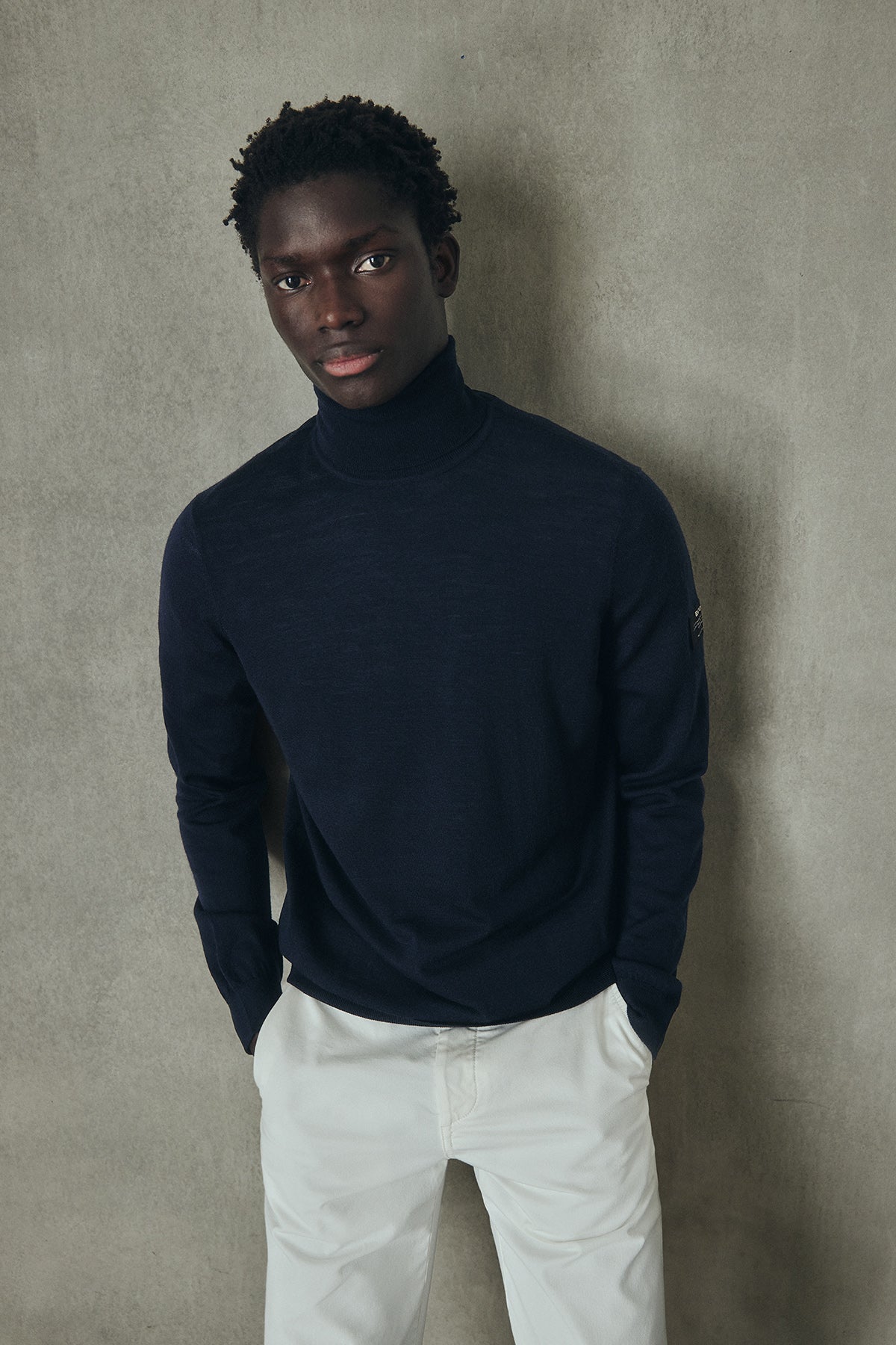 NAVY BLUE SAUCO SWEATER