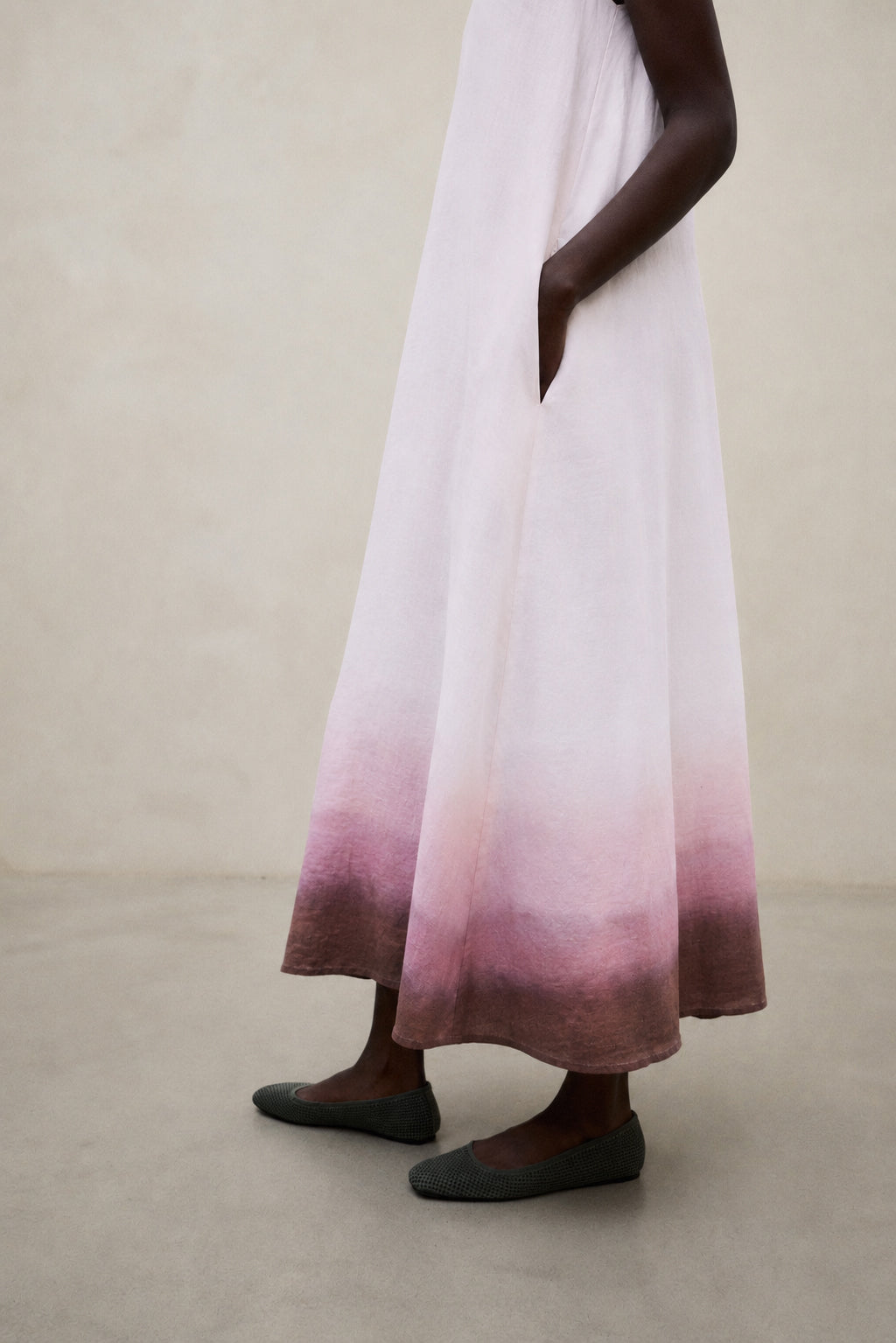 UKARA PRINTED DRESS PINK