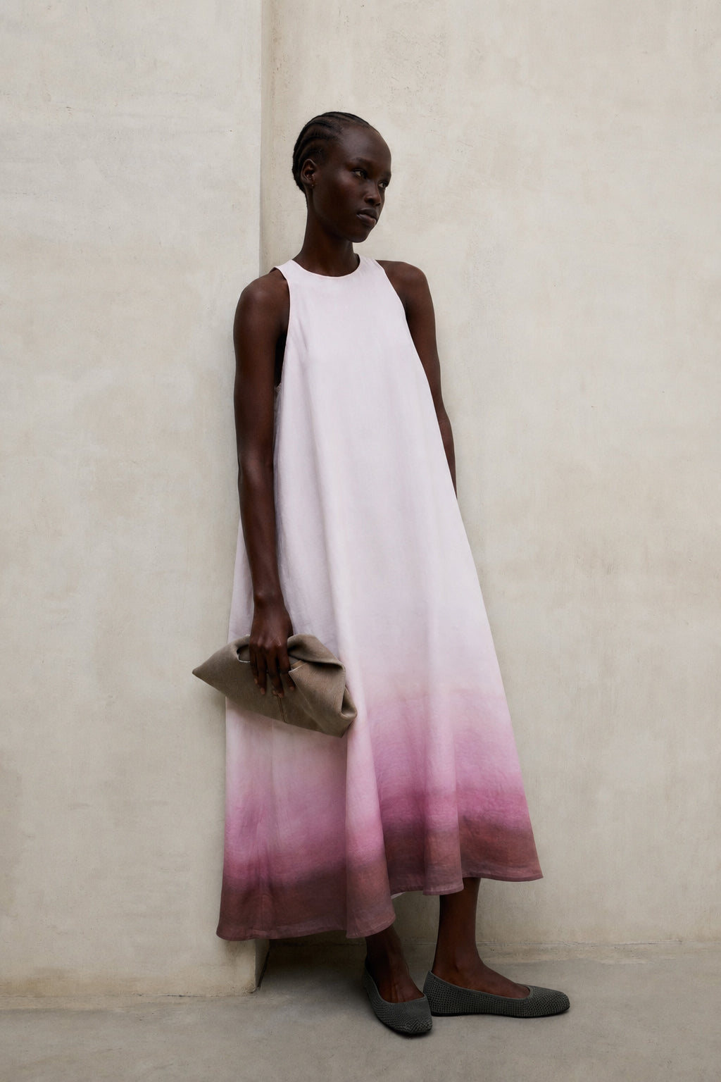 UKARA PRINTED DRESS PINK