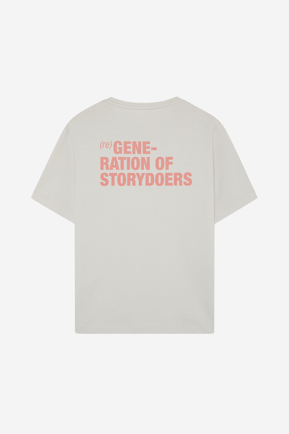 T-SHIRT REGENERATION GRIGIO E ROSA