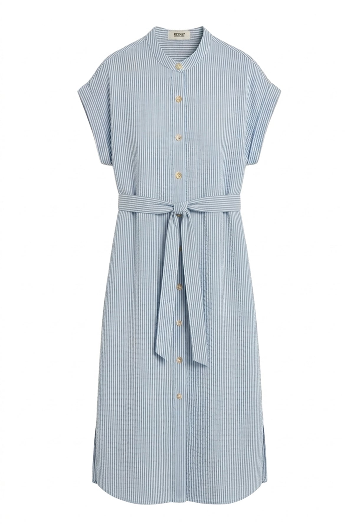 VESTITO AMETISTA RIGHE BLU