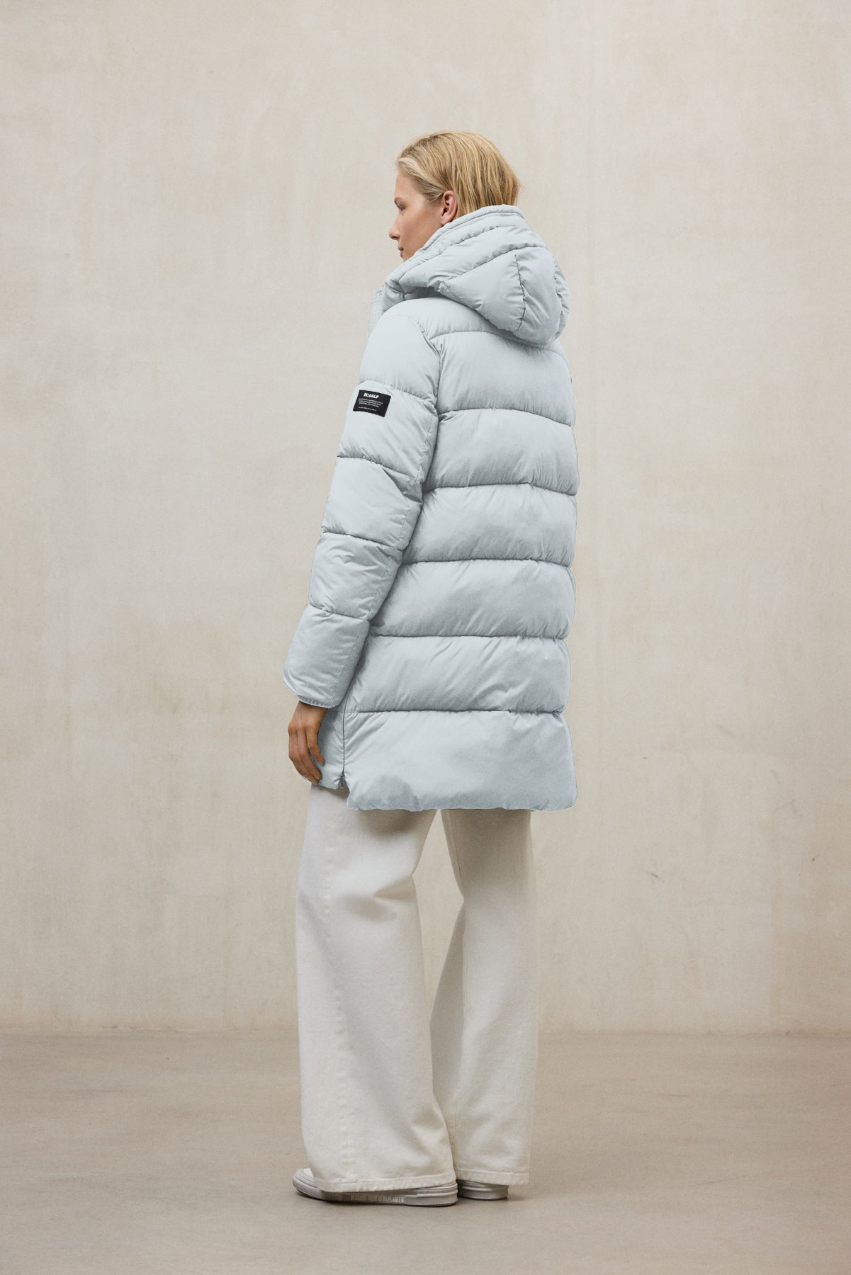 LIGHT GREY MARANGU COAT 