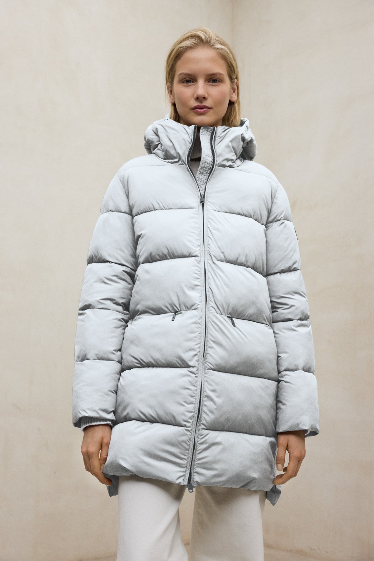 LIGHT GREY MARANGU COAT 