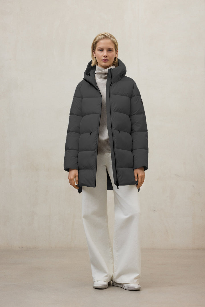 MARANGU MANTEL IN GRAU