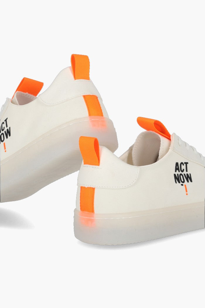 WHITE ACTALF NOW TRAINERS