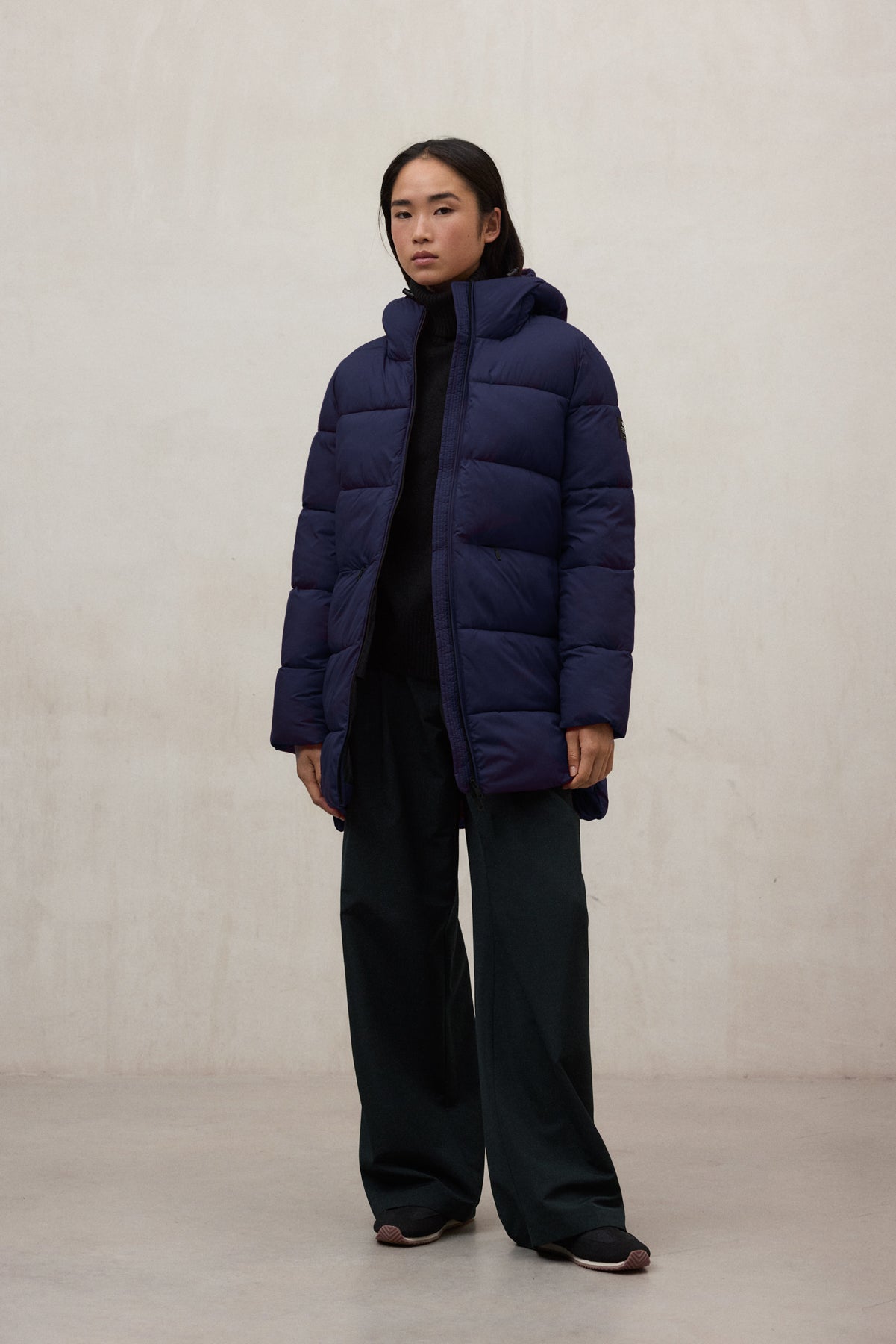 ABRIGO MARANGU AZUL MARINO